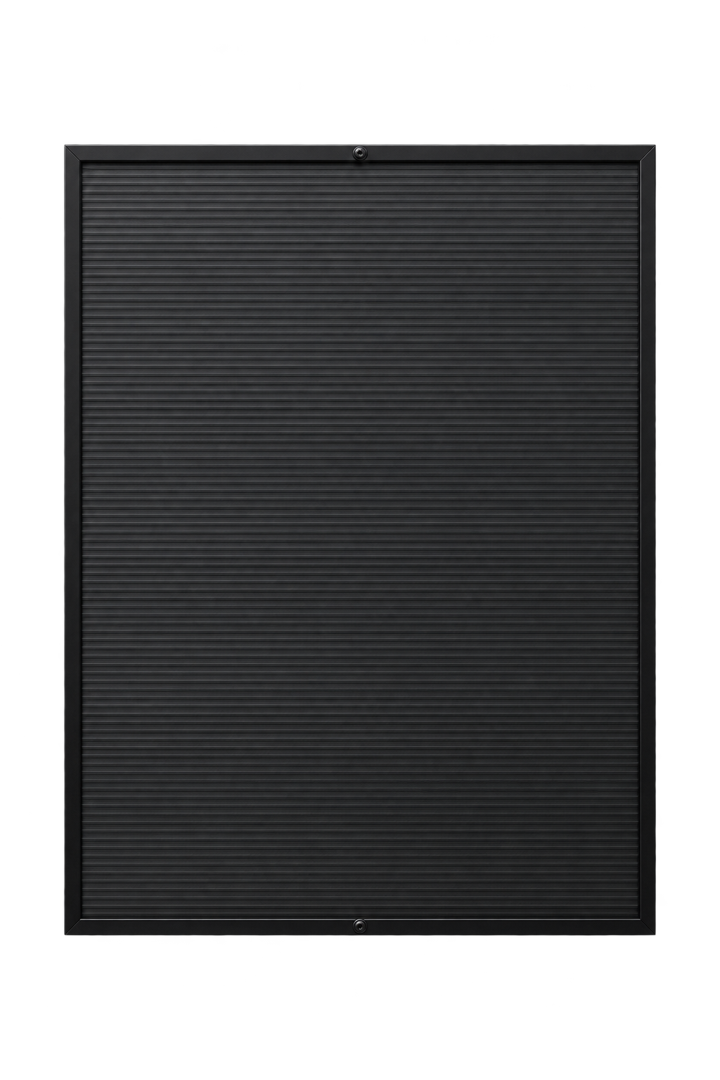 Fullblack Outdoor 0.75 m² -aurinkoilmalämmittimen suora etunäkymä (suunnittelukonsepti)